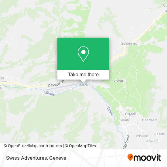 Swiss Adventures map