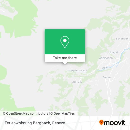 Ferienwohnung Bergbach map