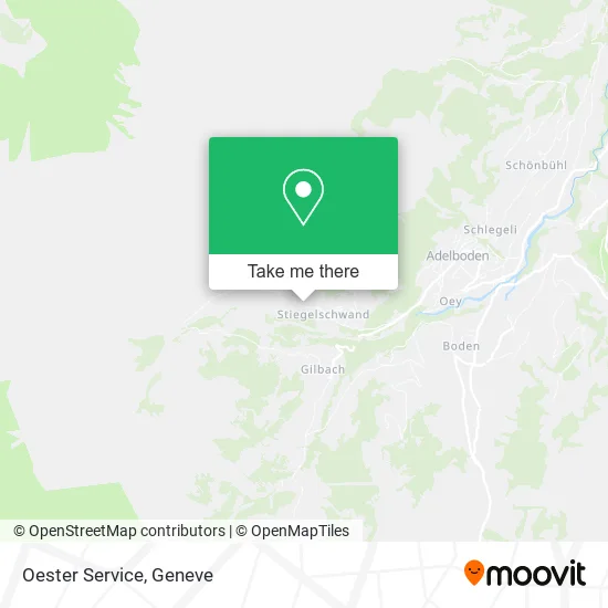 Oester Service map