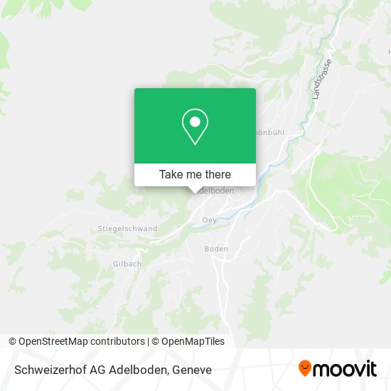 Schweizerhof AG Adelboden map