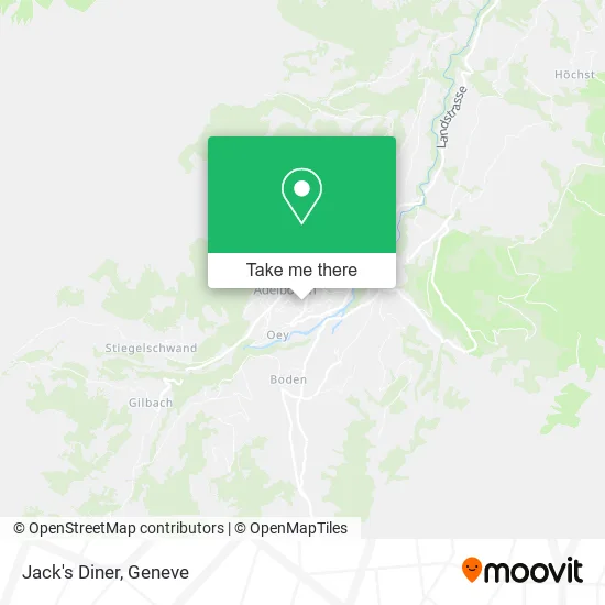 Jack's Diner map