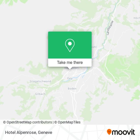 Hotel Alpenrose plan