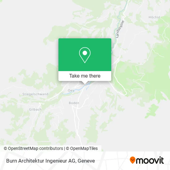 Burn Architektur Ingenieur AG map