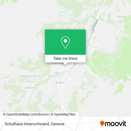 Schulhaus Innerschwand map