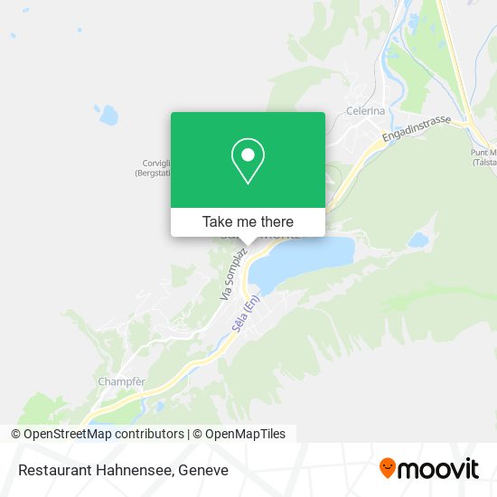 Restaurant Hahnensee map