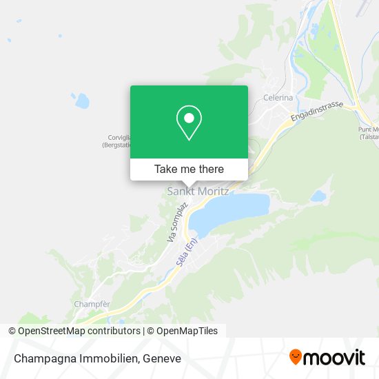 Champagna Immobilien map