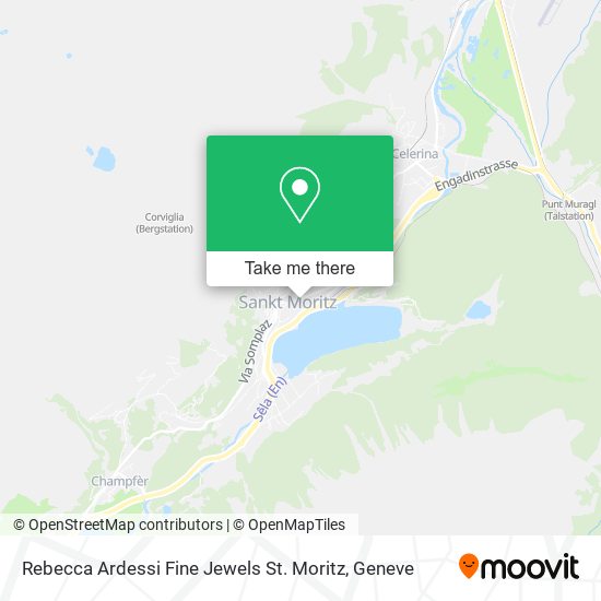 Rebecca Ardessi Fine Jewels St. Moritz map