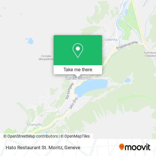 Hato Restaurant St. Moritz map