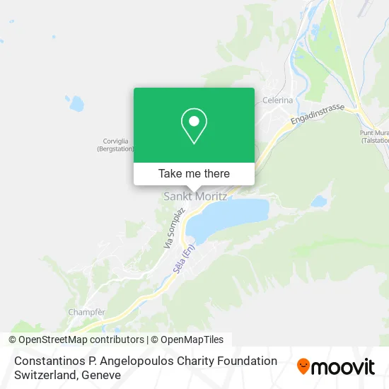 Constantinos P. Angelopoulos Charity Foundation Switzerland map