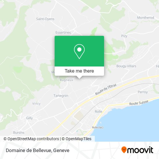 Domaine de Bellevue map