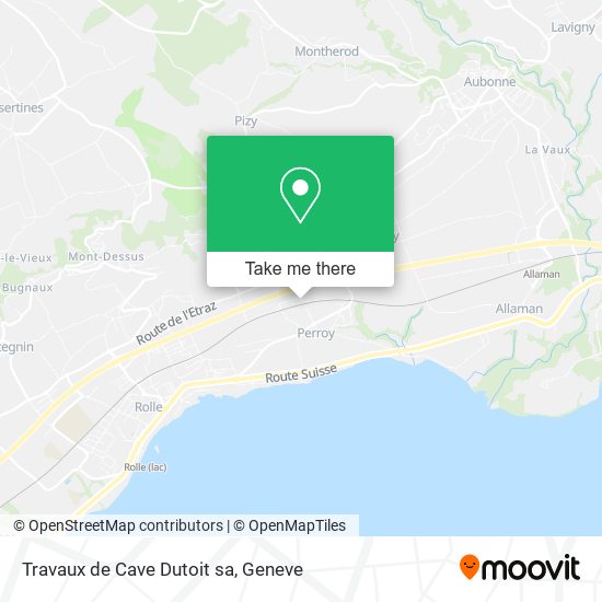 Travaux de Cave Dutoit sa map