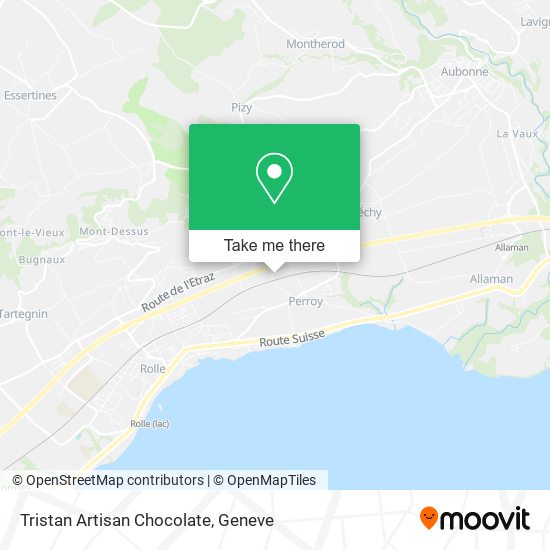 Tristan Artisan Chocolate map