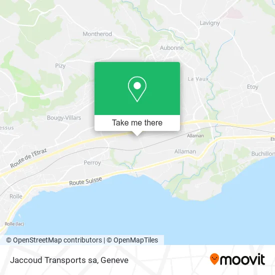 Jaccoud Transports sa map