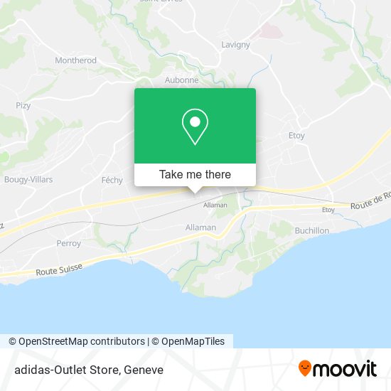 adidas-Outlet Store map