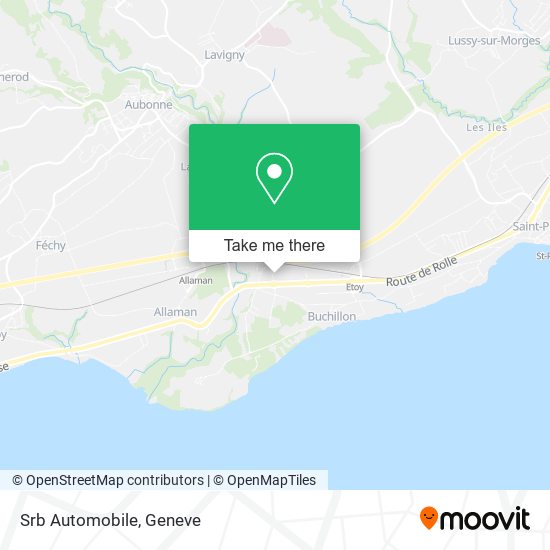 Srb Automobile map