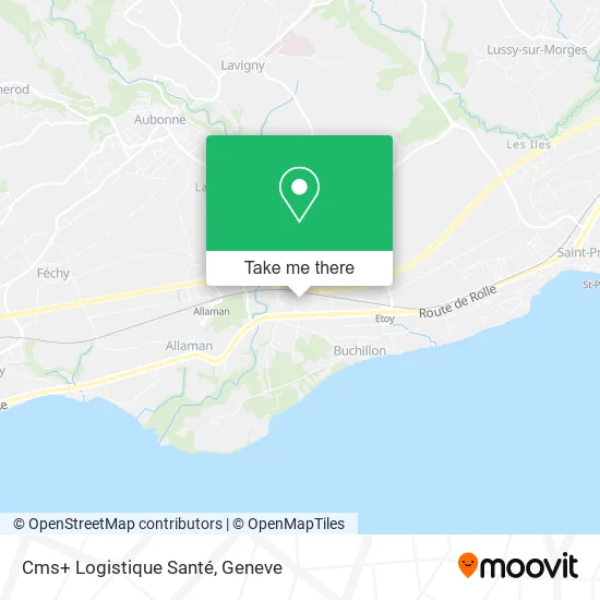 Cms+ Logistique Santé map
