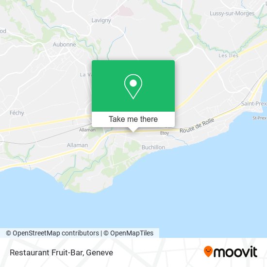 Restaurant Fruit-Bar map