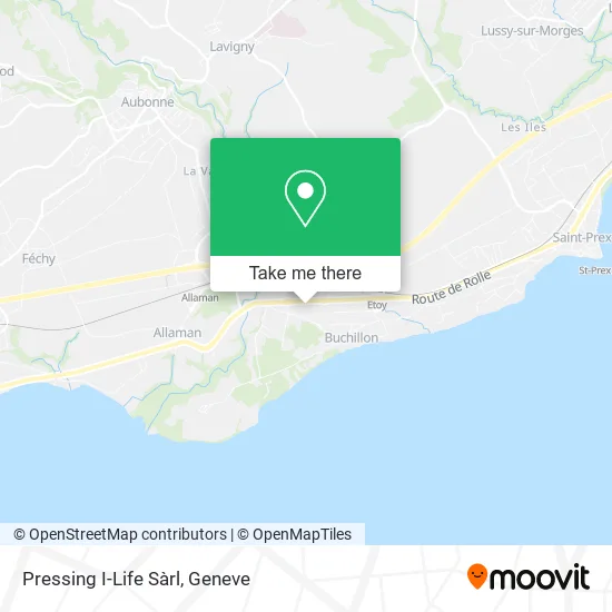 Pressing I-Life Sàrl map