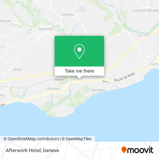 Afterwork Hotel map