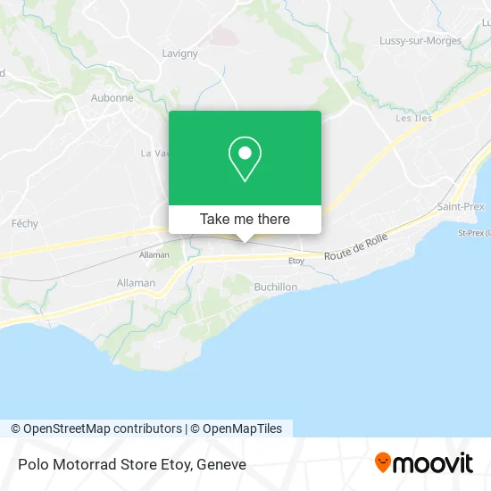 Polo Motorrad Store Etoy map
