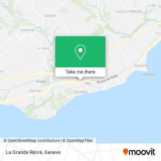 La Grande Récré map