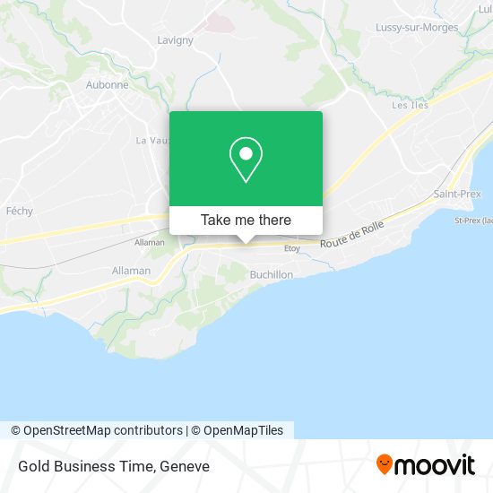 Gold Business Time map