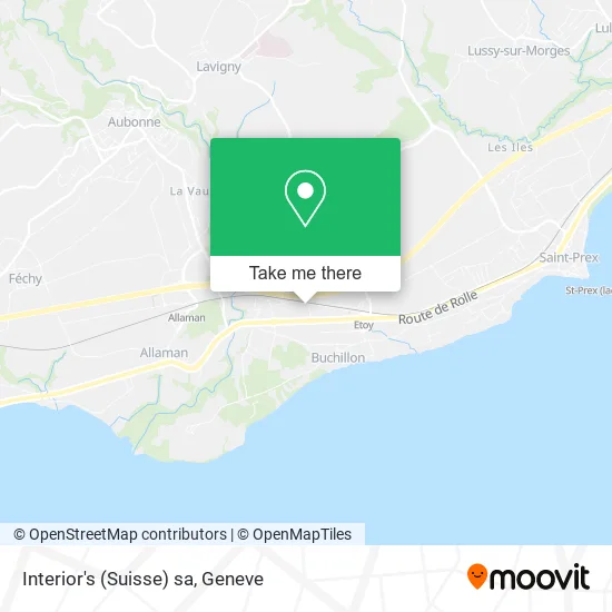 Interior's (Suisse) sa map