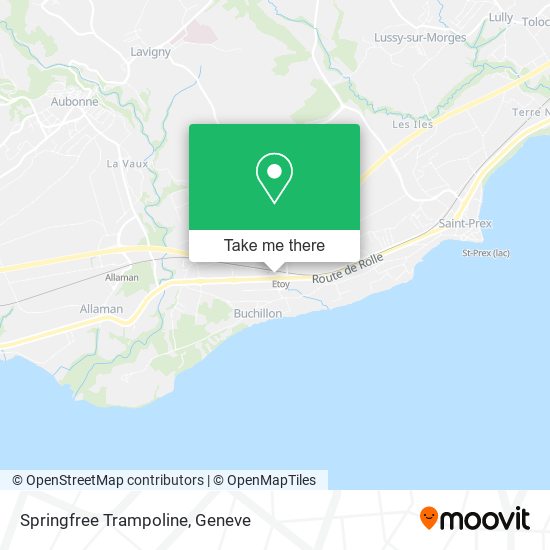 Springfree Trampoline map