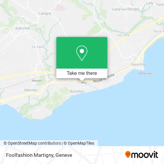 Foolfashion Martigny map