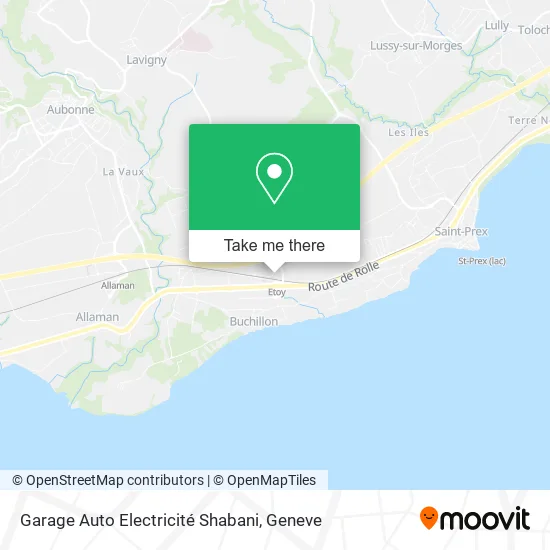 Garage Auto Electricité Shabani map