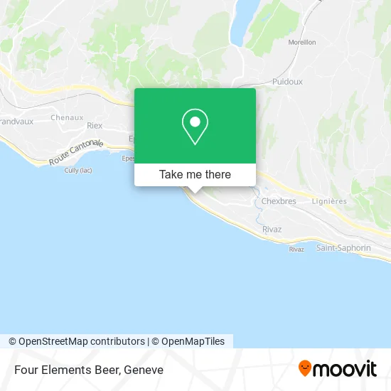 Four Elements Beer map