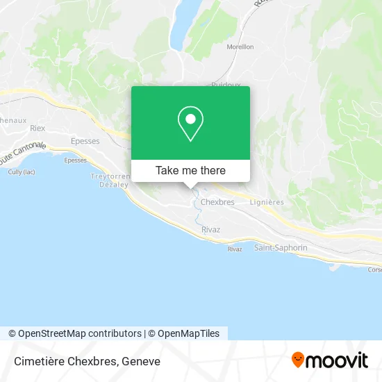 Cimetière Chexbres map