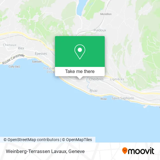 Weinberg-Terrassen Lavaux map