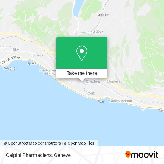Calpini Pharmaciens map