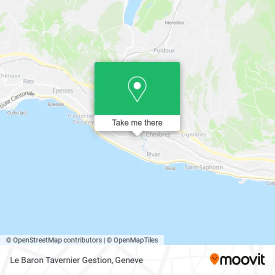 Le Baron Tavernier Gestion map