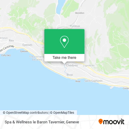 Spa & Wellness le Baron Tavernier map