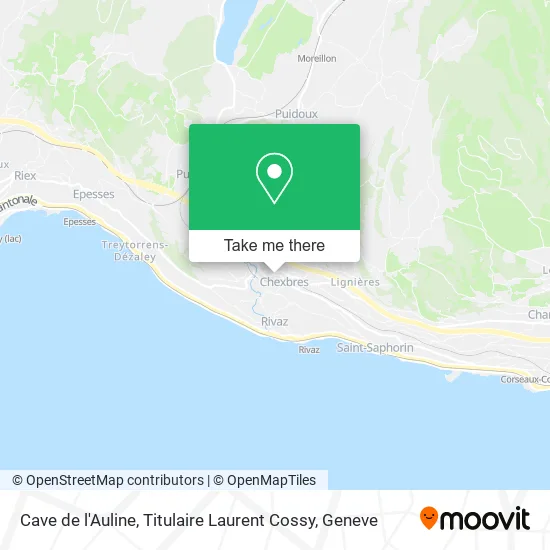 Cave de l'Auline, Titulaire Laurent Cossy map