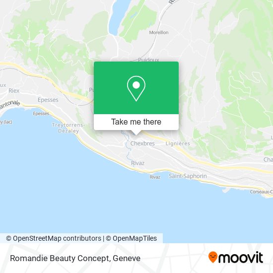 Romandie Beauty Concept map