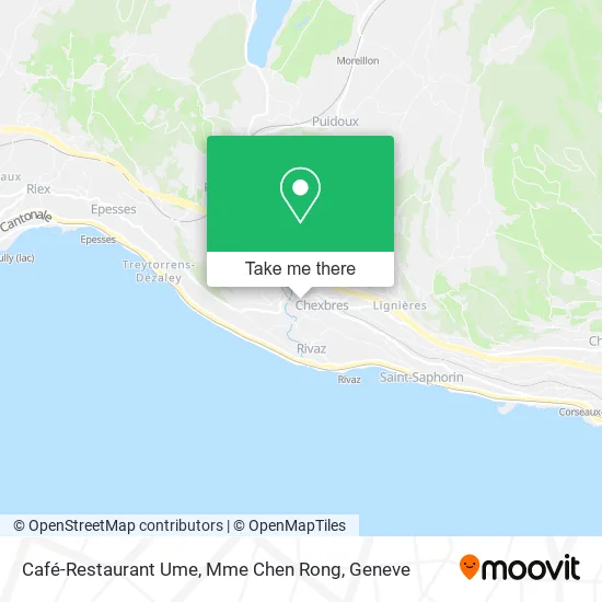 Café-Restaurant Ume, Mme Chen Rong map