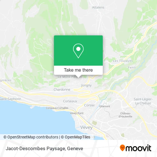Jacot-Descombes Paysage map