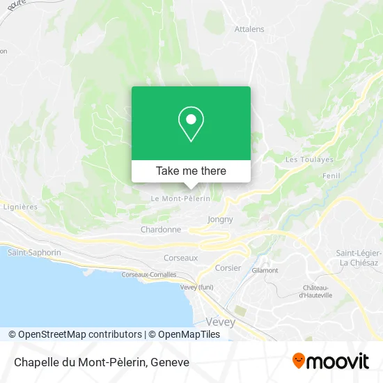 Chapelle du Mont-Pèlerin map