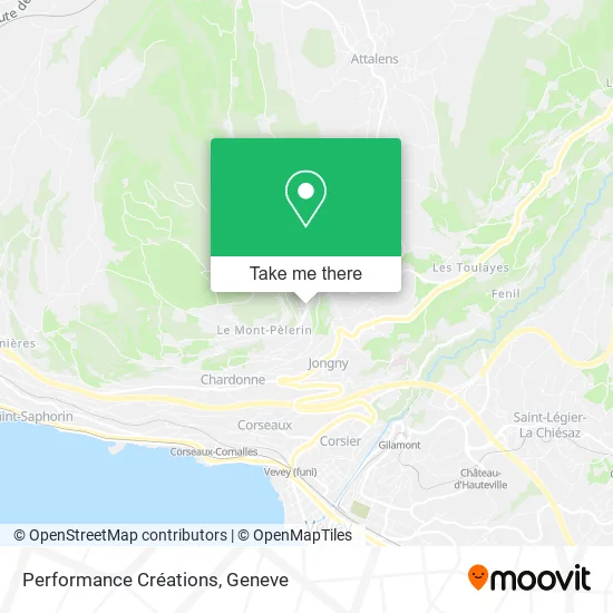 Performance Créations map