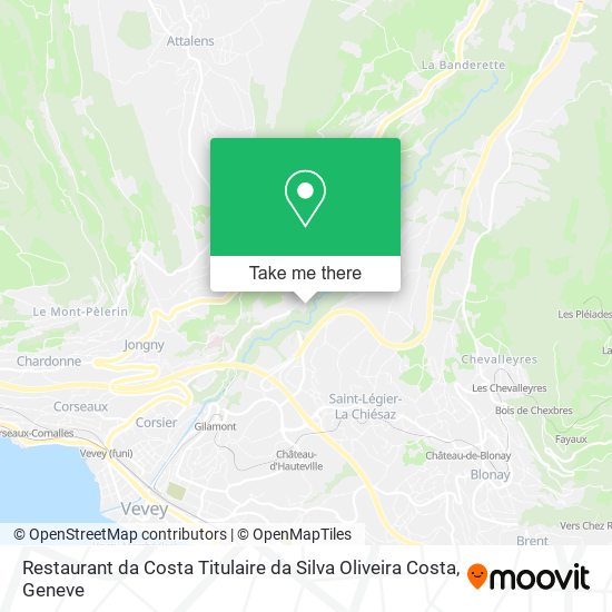 Restaurant da Costa Titulaire da Silva Oliveira Costa map