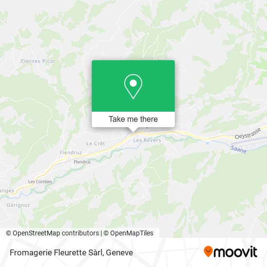 Fromagerie Fleurette Sàrl map