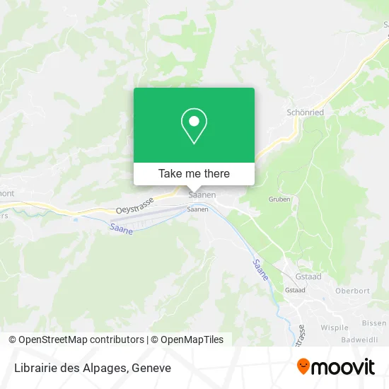 Librairie des Alpages map