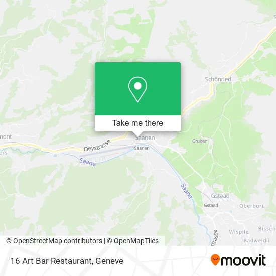 16 Art Bar Restaurant map