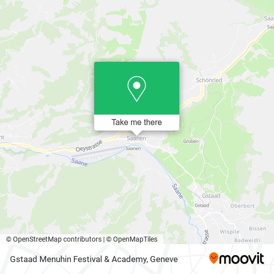 Gstaad Menuhin Festival & Academy plan