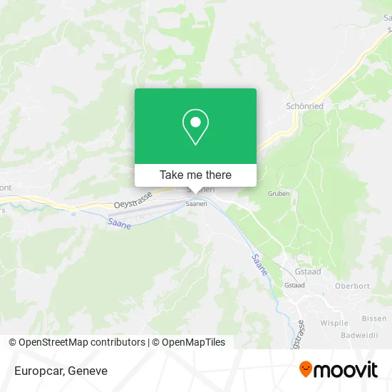 Europcar map