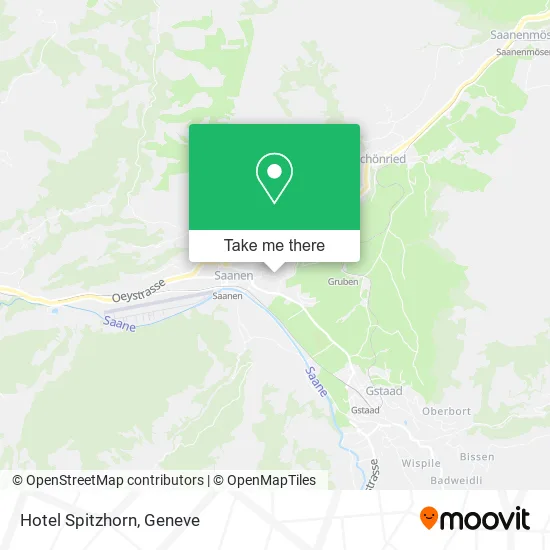 Hotel Spitzhorn map