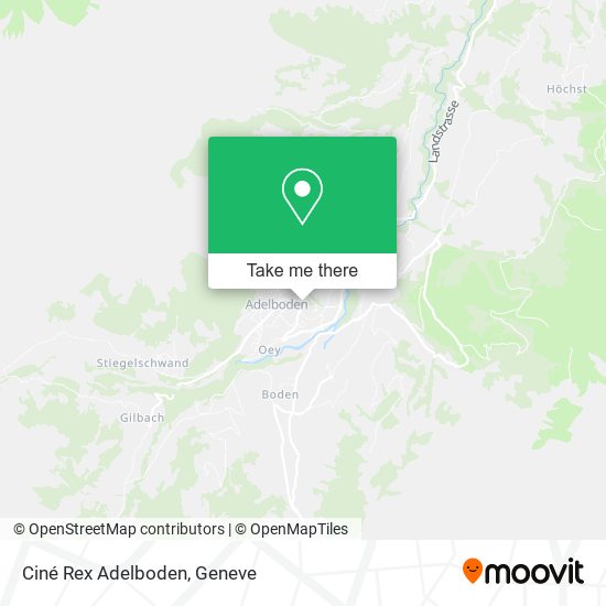 Ciné Rex Adelboden map